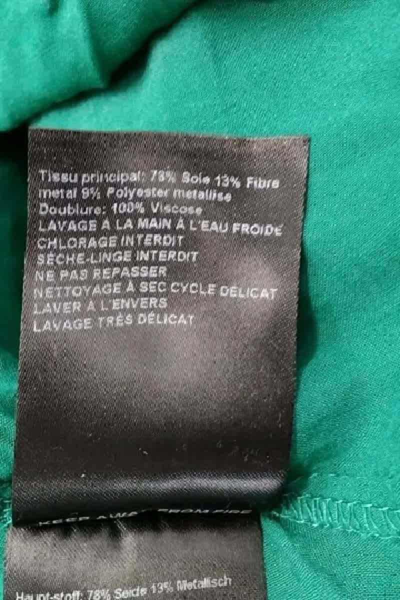 Robe Bash Vert en Soie