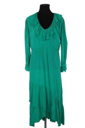 Robe Bash Vert en Viscose, taille L - Seconde Main