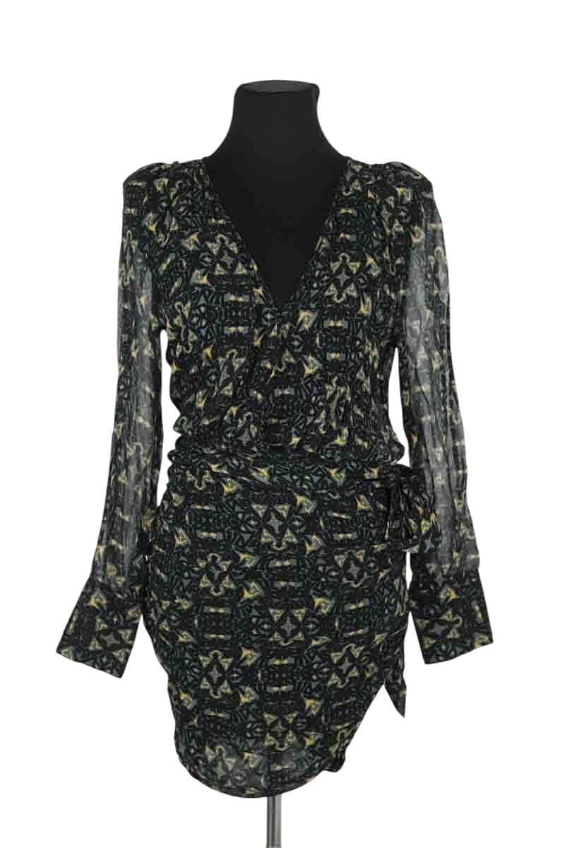 Robe Bash Vert en Viscose, taille M - Seconde Main