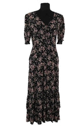 Robe Ba&Sh Vika Noir en Viscose, taille XS - Seconde Main