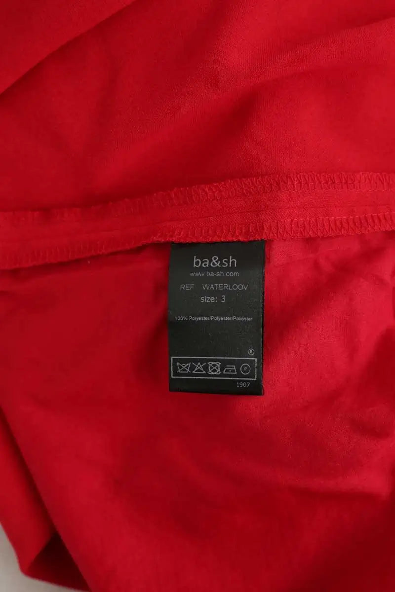 Robe Ba&Sh Waterloov Rouge en Polyester