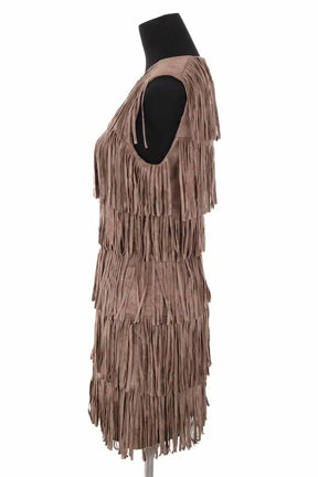 Robe BCBG Max Azria Beige en Daim