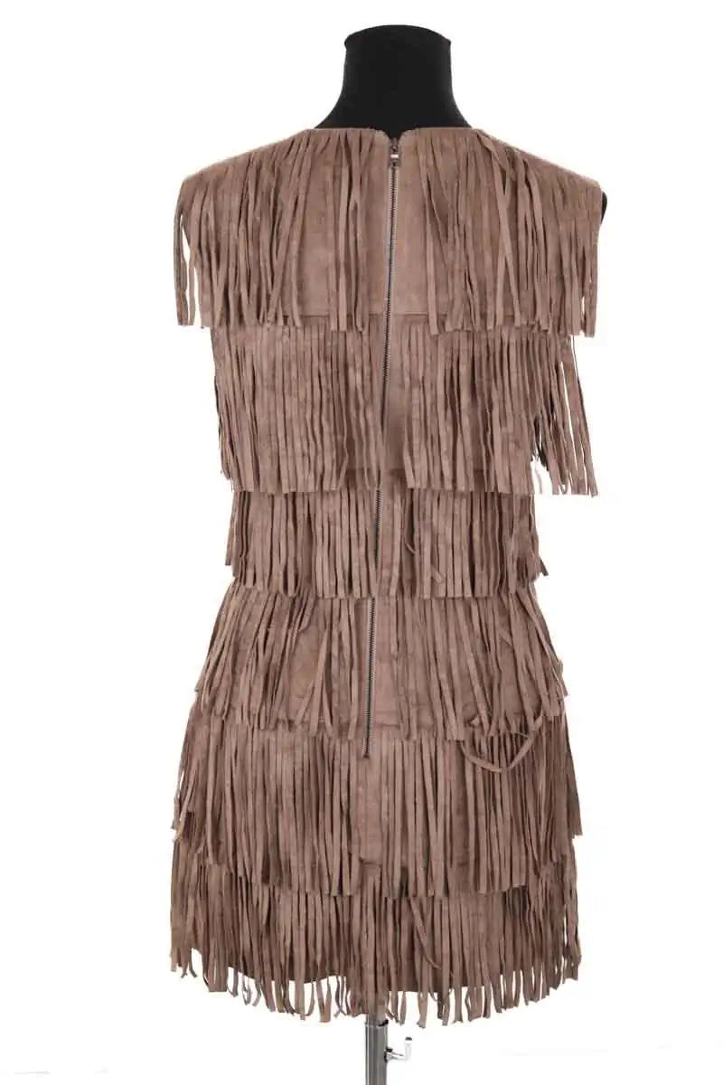 Robe BCBG Max Azria Beige en Daim