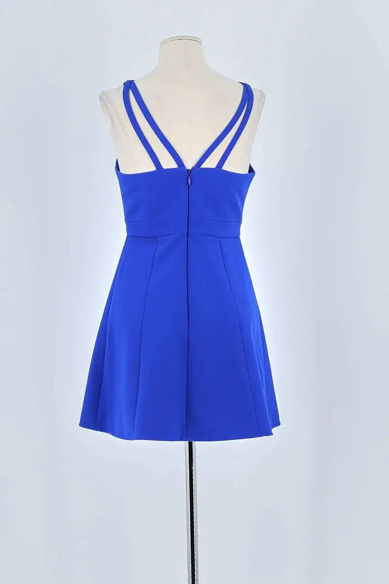 Robe BCBG Max Azria Bleu en Polyester