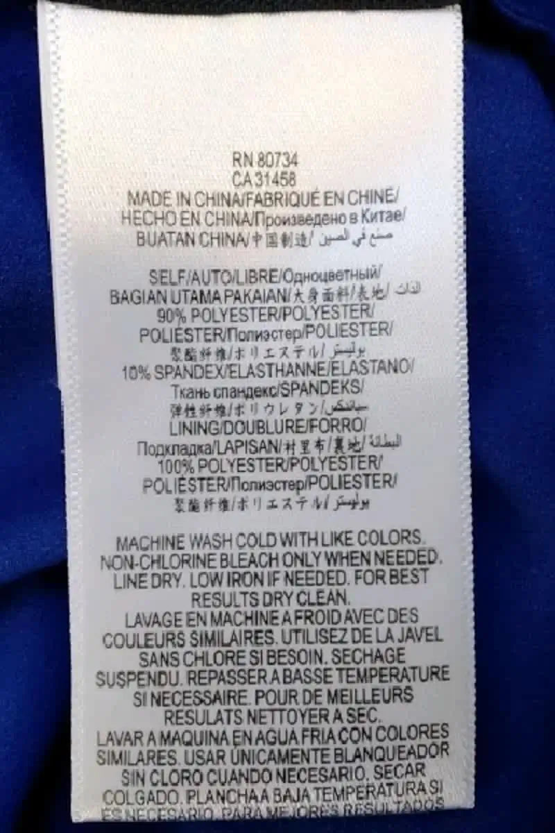 Robe BCBG Max Azria Bleu en Polyester