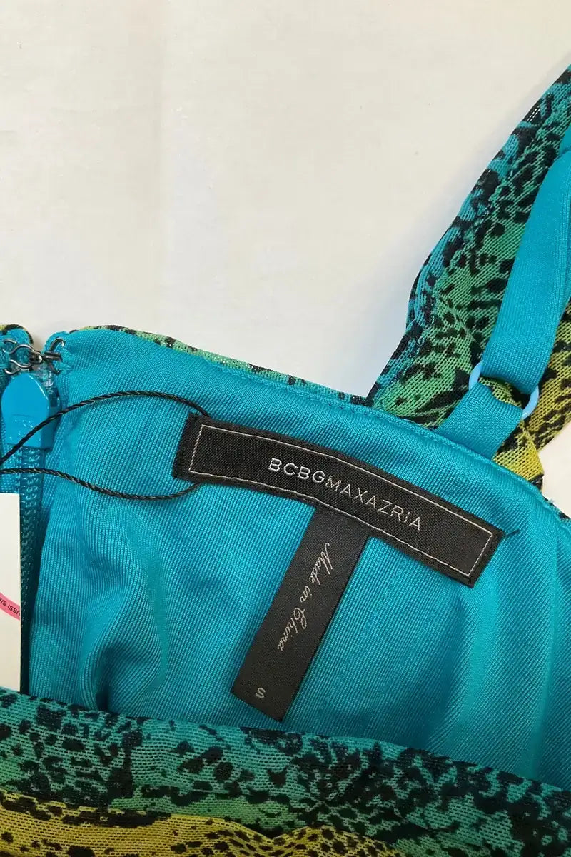 Robe BCBG Max Azria Bleu en Synthétique