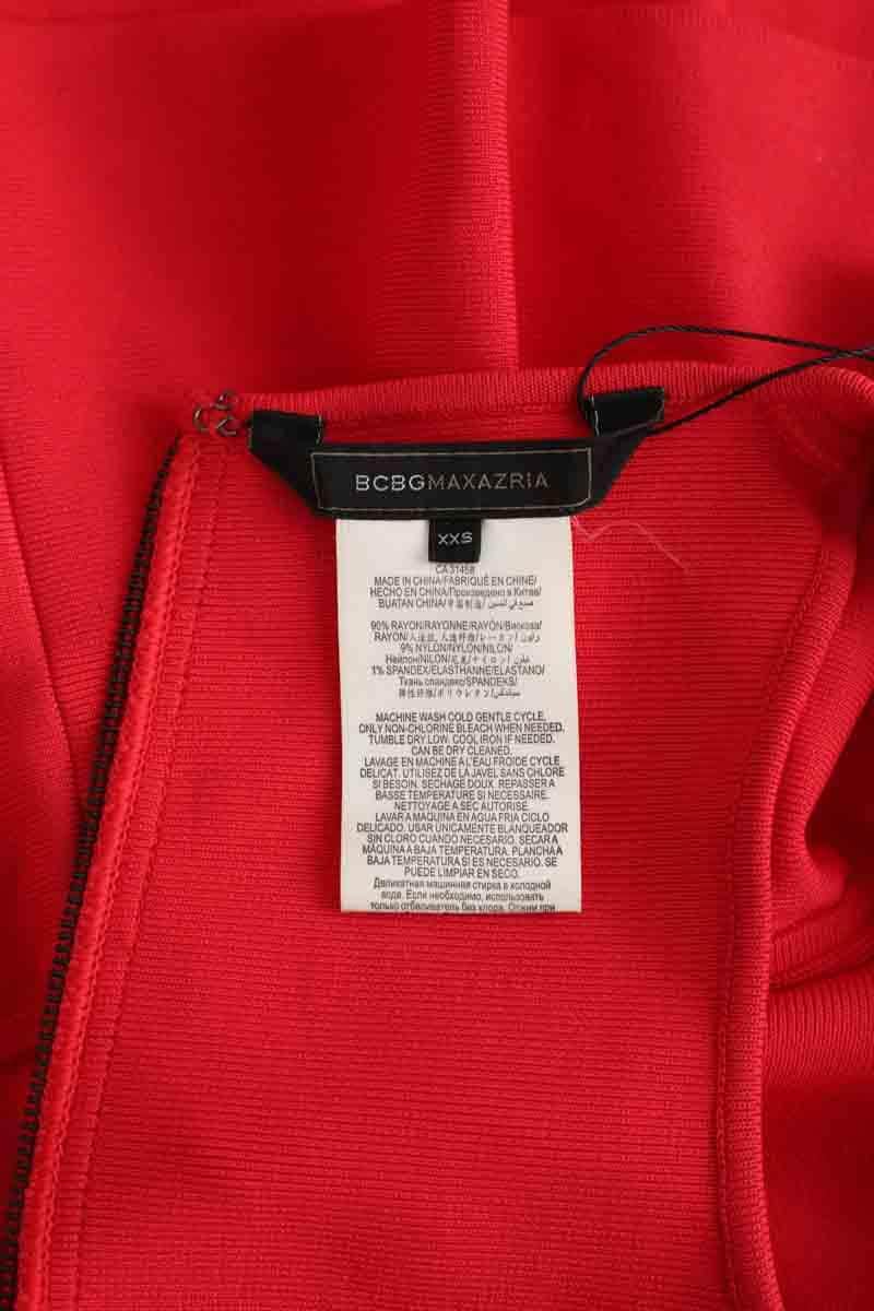 Robe BCBG Max Azria Rouge en Synthétique
