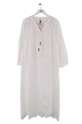Robe Belair Blanc en Coton, taille L - Seconde Main