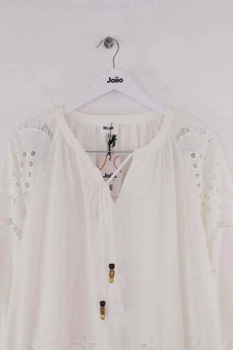 Robe Belair Blanc en Coton