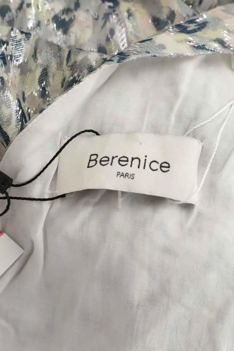 Robe Berenice Bleu en Soie