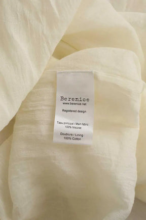 Robe Berenice Ecru en Viscose