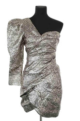 Robe Berenice Gris en Synthétique, taille S - Seconde Main