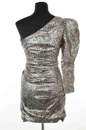 Robe Berenice Gris en Synthétique