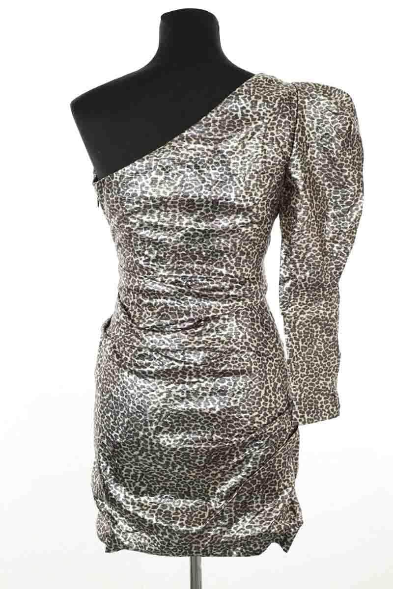 Robe Berenice Gris en Synthétique