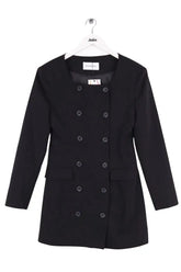 Robe blazer The Frankie Shop Noir en Synthétique, taille S - Seconde Main