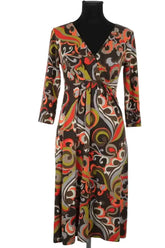 Robe Boden Orange en Coton, taille M - Seconde Main