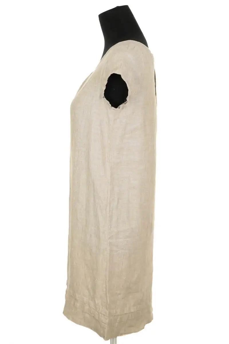 Robe Bonpoint Beige en Lin