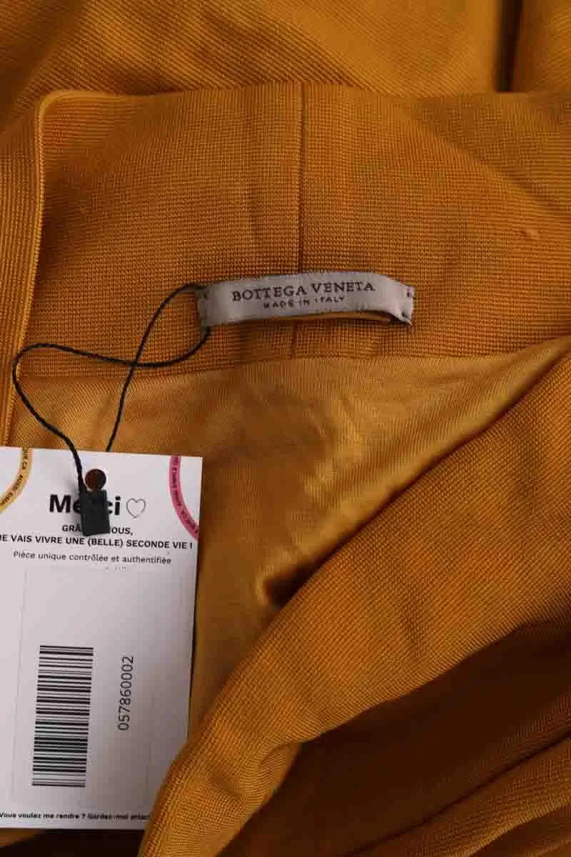 Robe Bottega Veneta Camel en Synthétique