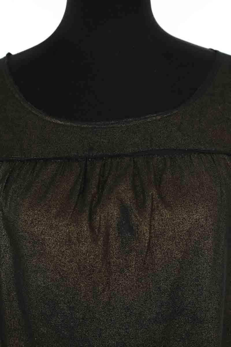 Robe Bruuns Bazaar Noir en Coton