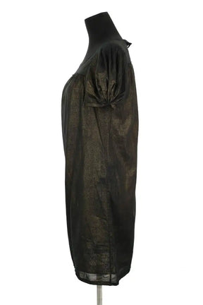 Robe Bruuns Bazaar Noir en Coton