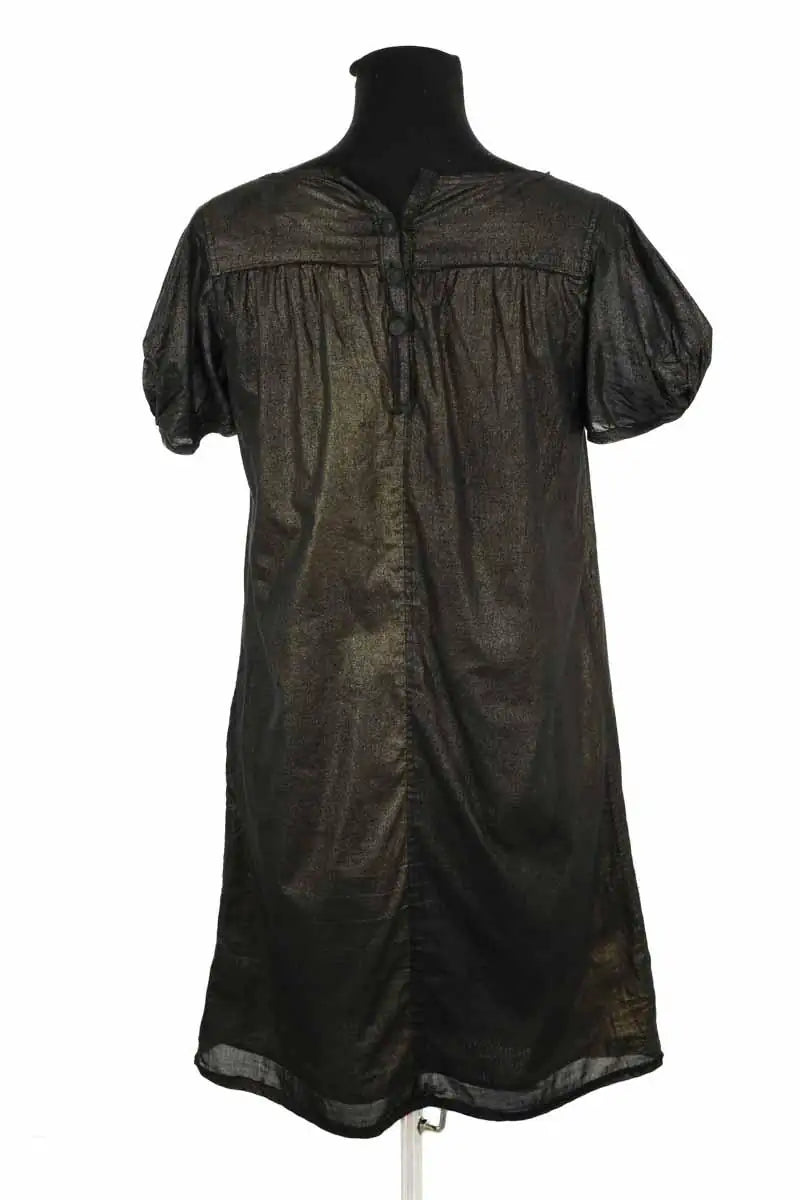 Robe Bruuns Bazaar Noir en Coton