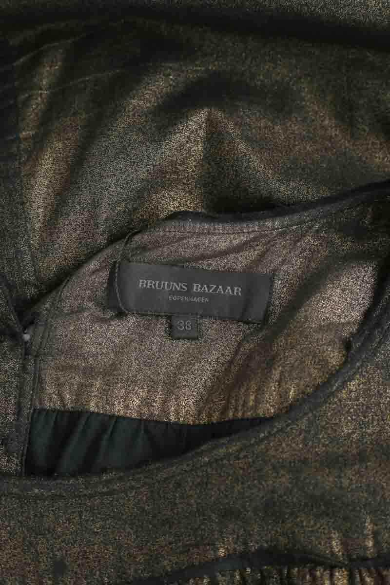 Robe Bruuns Bazaar Noir en Coton