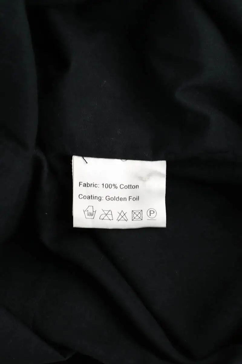 Robe Bruuns Bazaar Noir en Coton
