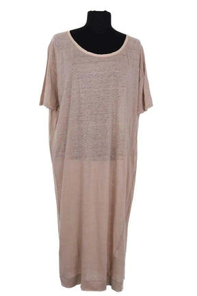 Robe By Malene Birger Beige en Coton, taille S - Seconde Main