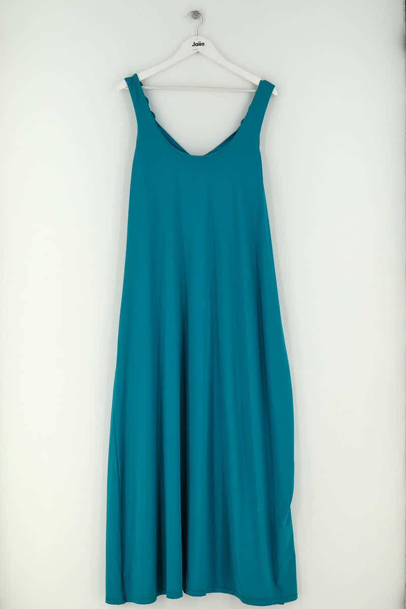 Robe Calarena Bleu en Polyamide