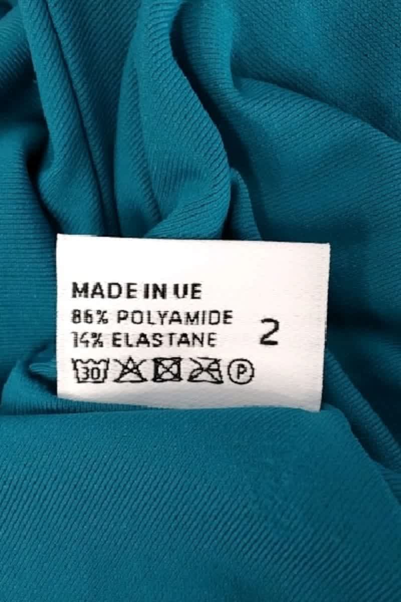 Robe Calarena Bleu en Polyamide