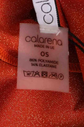 Robe Calarena Orange en Synthétique