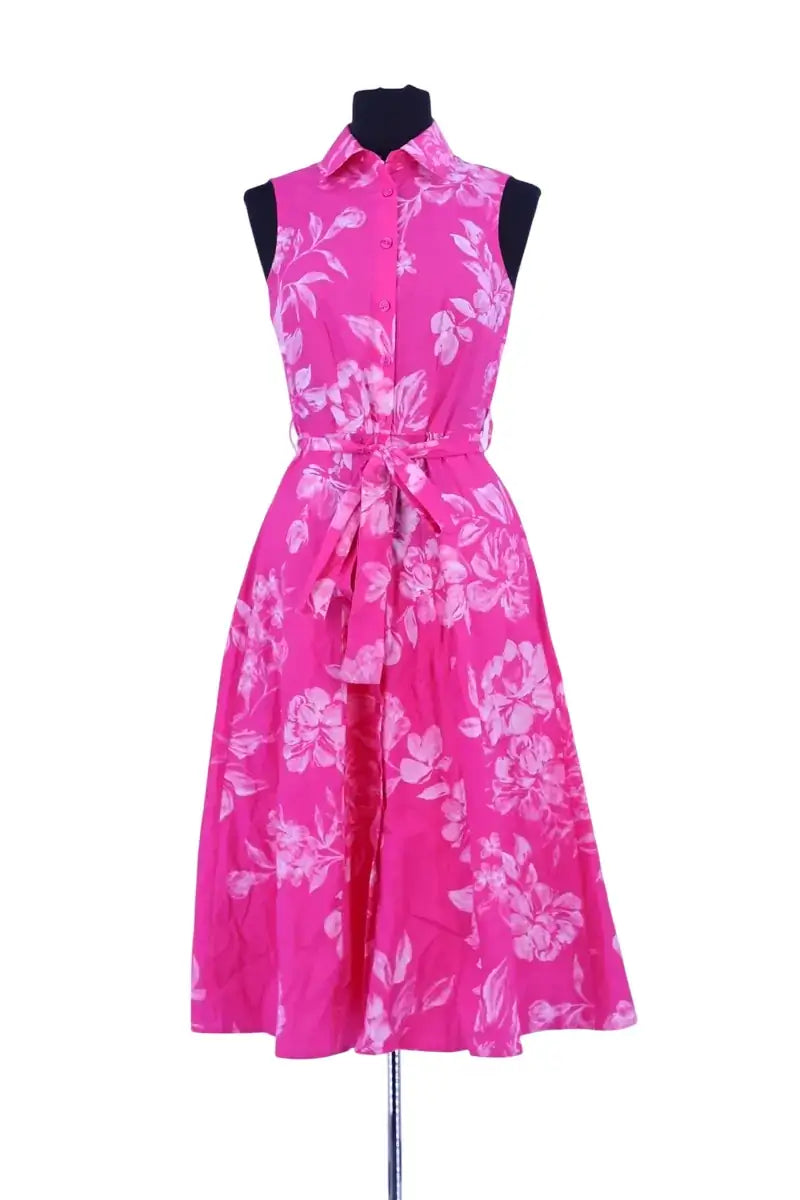 Robe Calvin Klein Rose en Coton, taille XS - Seconde Main