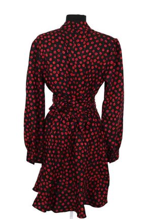 Robe Camille De Dampierre Noir en Soie