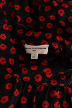 Robe Camille De Dampierre Noir en Soie