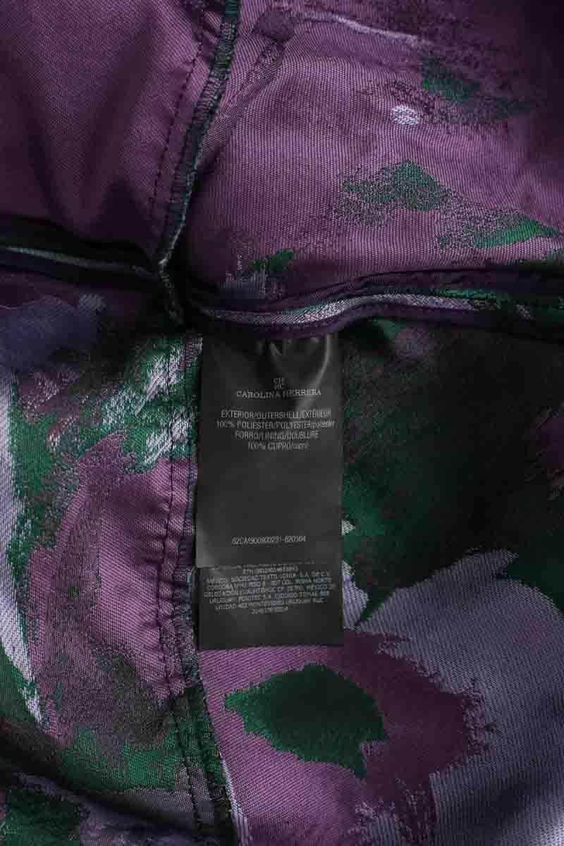 Robe Carolina Herrera Violet en Synthétique