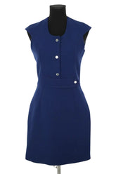 Robe Carven Bleu en Polyester, taille M - Seconde Main