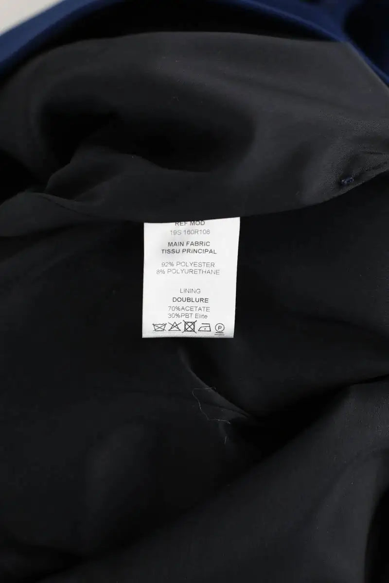 Robe Carven Bleu en Polyester