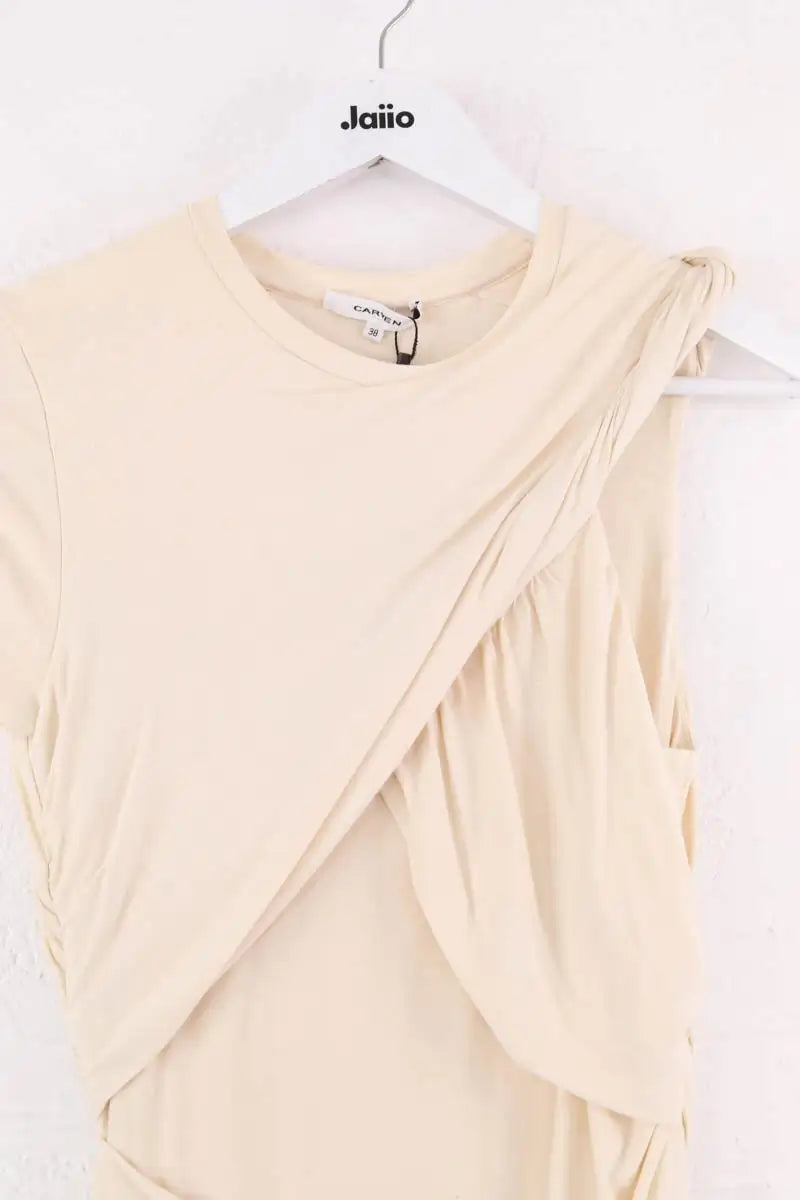 Robe Carven Ecru en Viscose