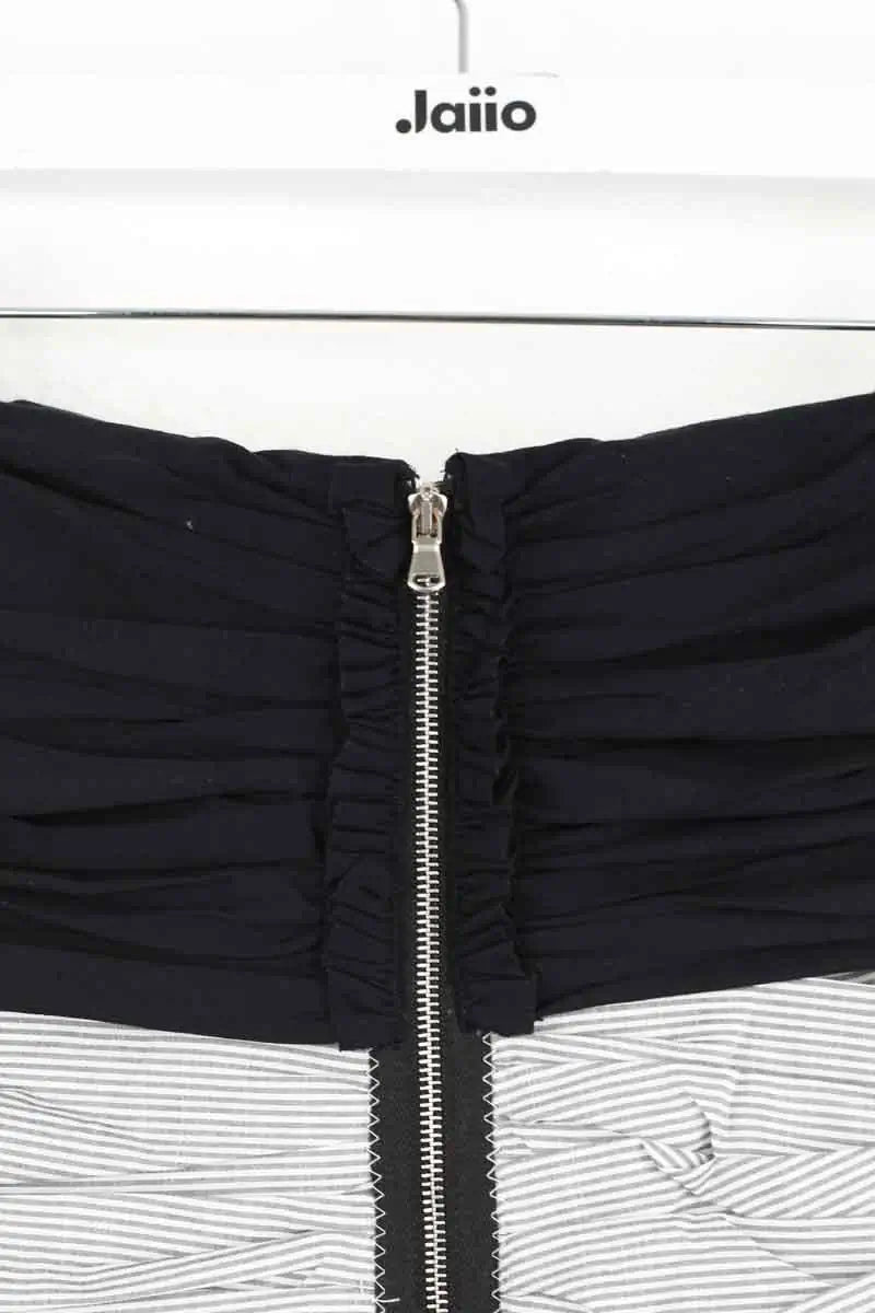 Robe Carven Gris en Coton
