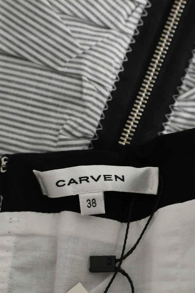 Robe Carven Gris en Coton