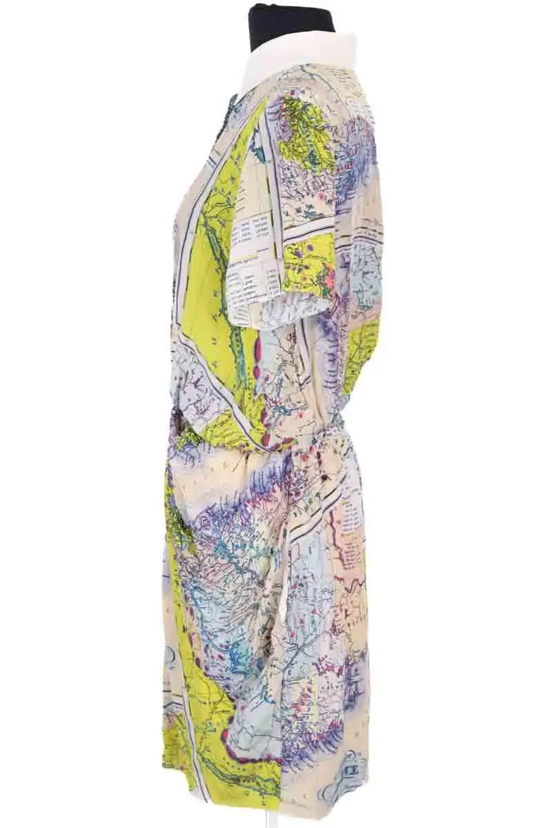 Robe Carven Multicolore en Soie