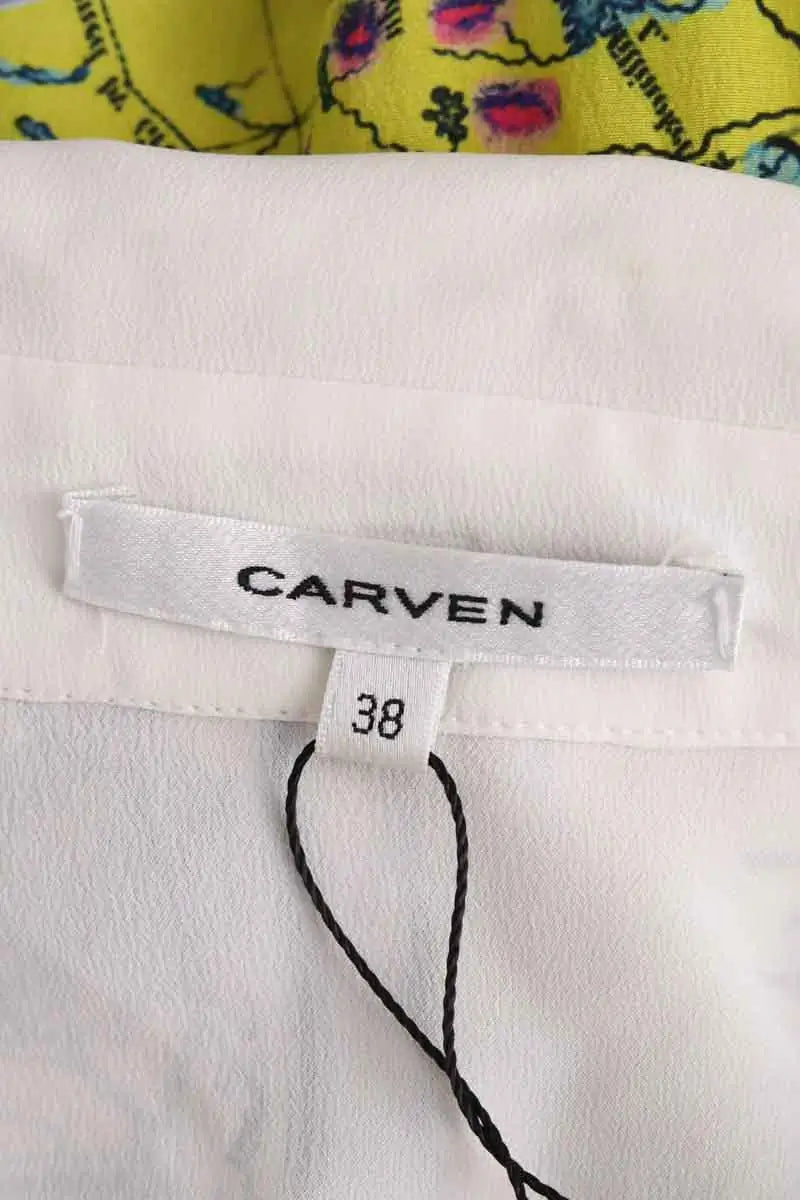 Robe Carven Multicolore en Soie