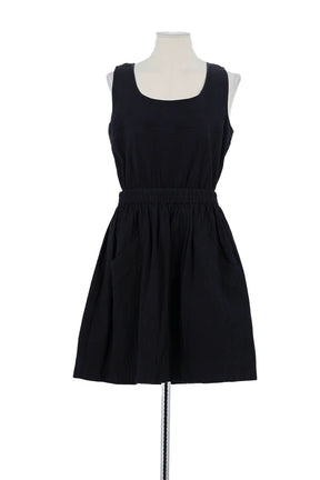 Robe Carven Noir en Coton, taille L - Seconde Main