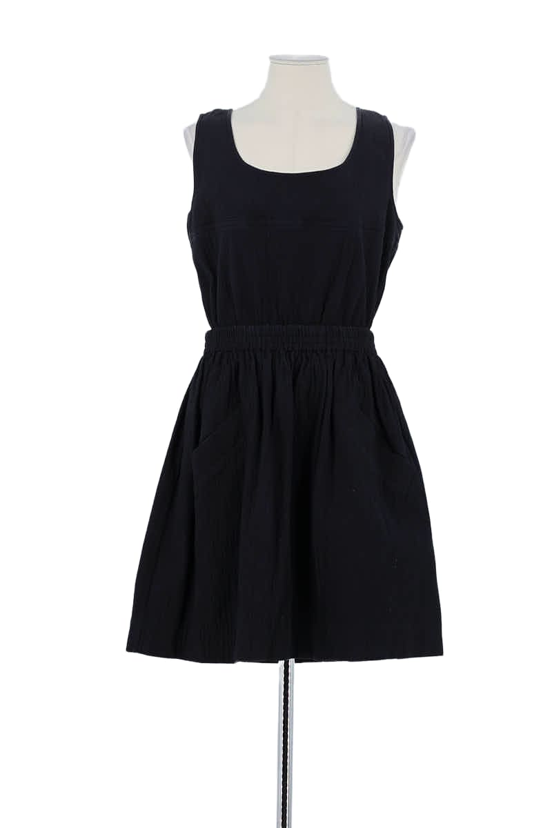 Robe Carven Noir en Coton, taille L - Seconde Main