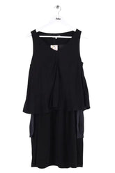 Robe Carven Noir en Viscose, taille L - Seconde Main
