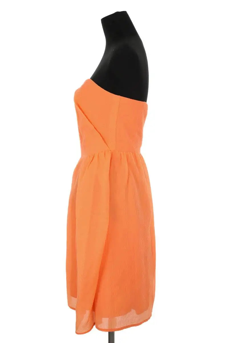 Robe Carven Orange en Coton