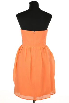 Robe Carven Orange en Coton
