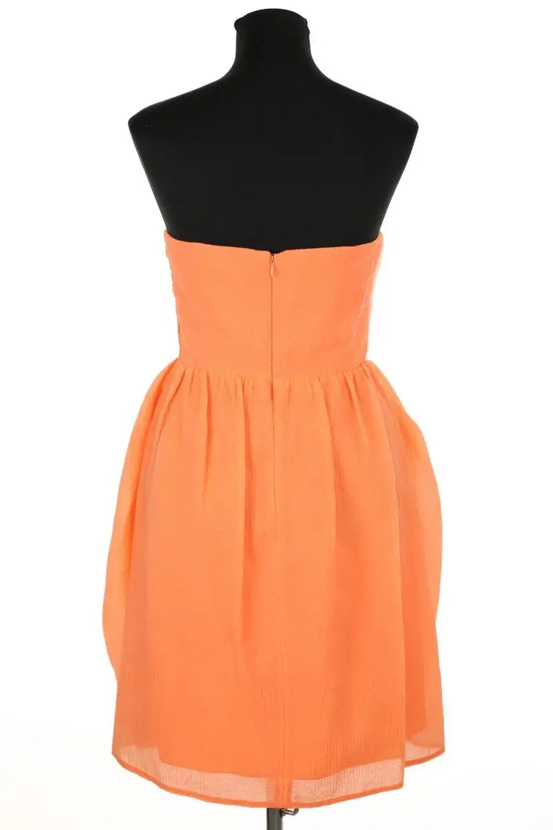 Robe Carven Orange en Coton