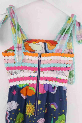 Robe Celia B Multicolore en Coton