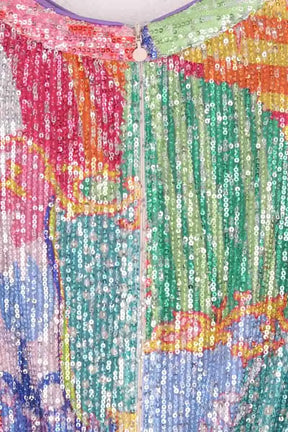 Robe Celia B Multicolore en Paillettes